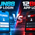 12BET app login vs Fun88 app login